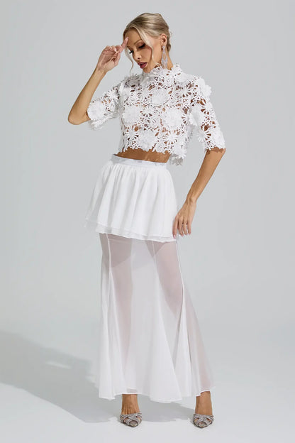 Elara Lace Two-Piece Set