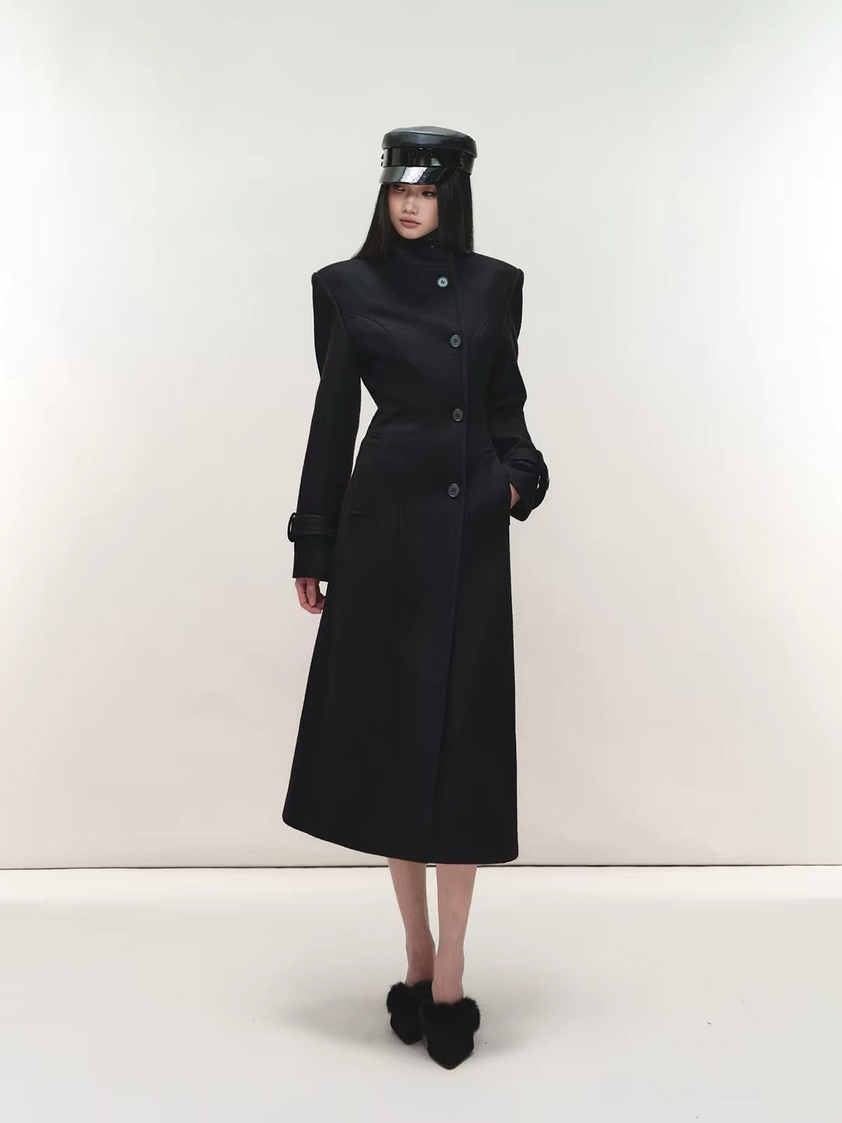 Sloane Sculpted Maxi Coat