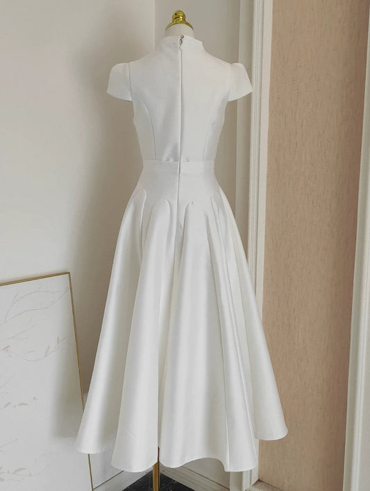 Renée Vintage Pleated Midi Dress