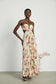 Adriana floral maxi dress