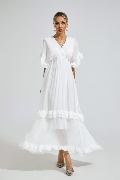 Elysia Mandarin Floral Dress