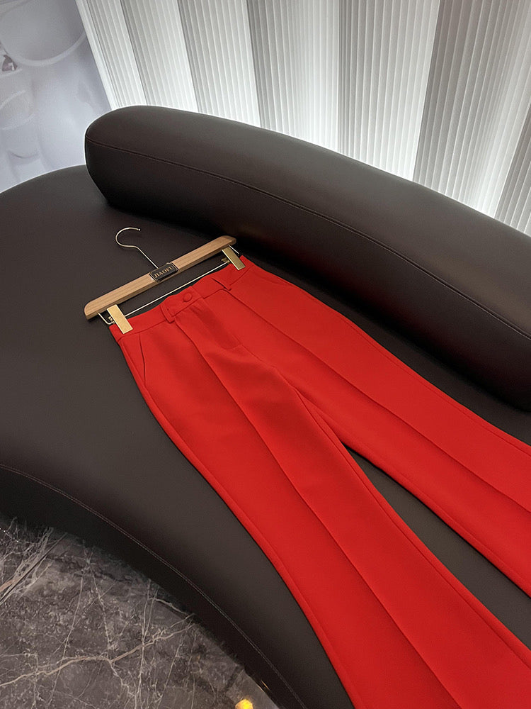 Red blazer/suit set (8140931268846)
