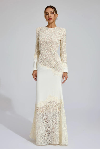 Élise lace maxi Dress