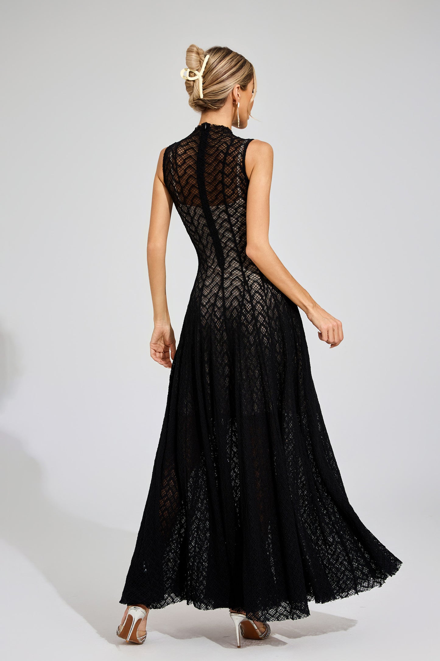 Margot Lace Illusion Gown