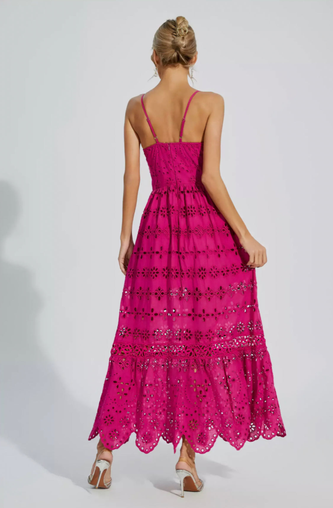 Jaylah pink maxi dress