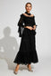 Black lace maxi dress (Preorder)