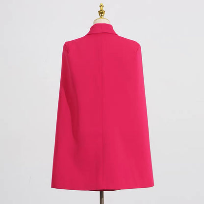 Stella Embellished Cape Dress