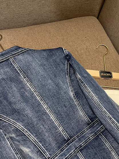 Yvonne Denim blazer (8141437993198)