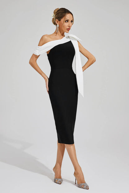 Kelly off shoulder midi dress