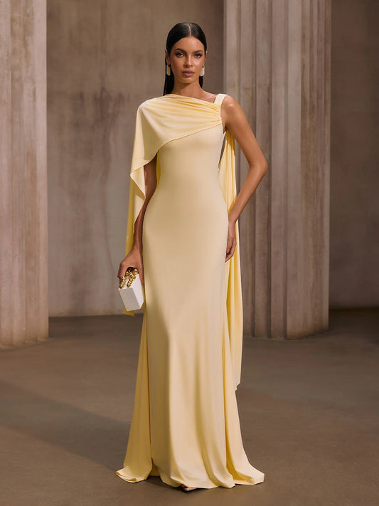 Draped Goddess Gown