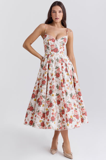 Mademoiselle midi dress- Floral