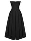 Lady strapless midi dress