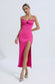 Estelle pink midi dress