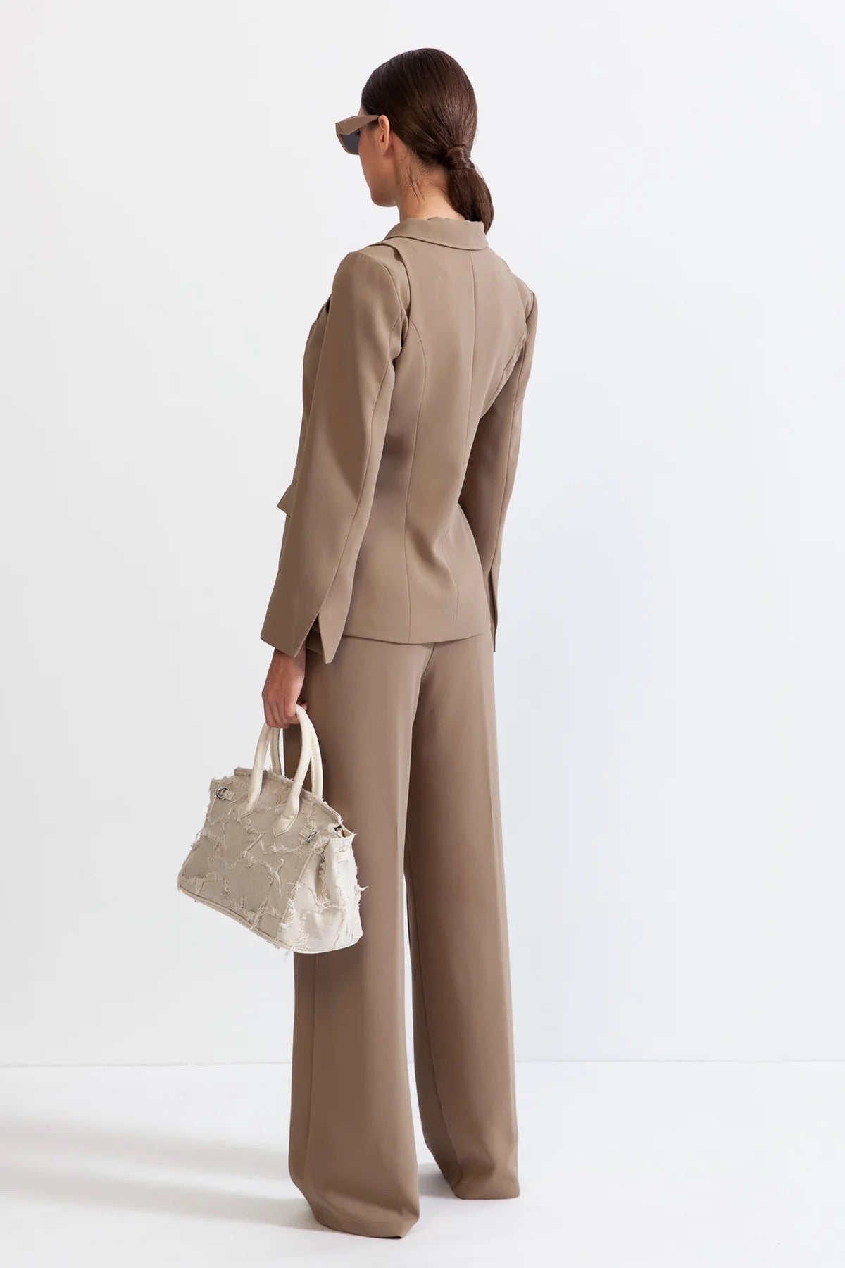 Light brown blazer/suit set (8306821365998)