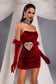 Eloise heart velvet mini dress (8279978475758)