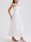 Ysabella White maxi dressi