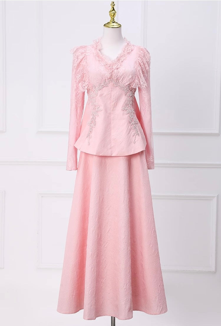Aveline Lace Two-Piece Set