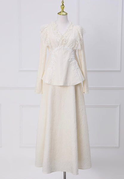 Aveline Lace Two-Piece Set