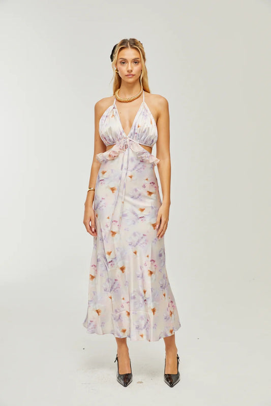 Agathe floral midi dress