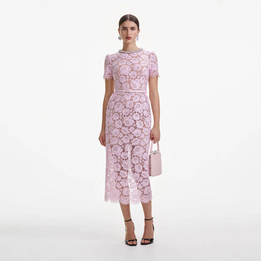 Rosalie Midi Lace Dress