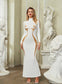 White body print maxi dress (8218623475950)