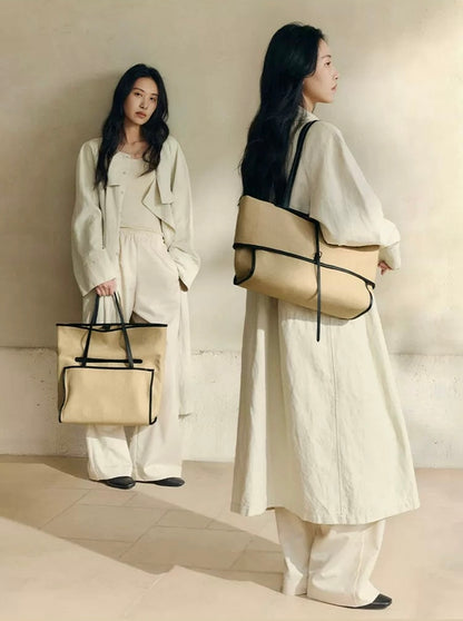 Riviera Fold Canvas Tote Bag