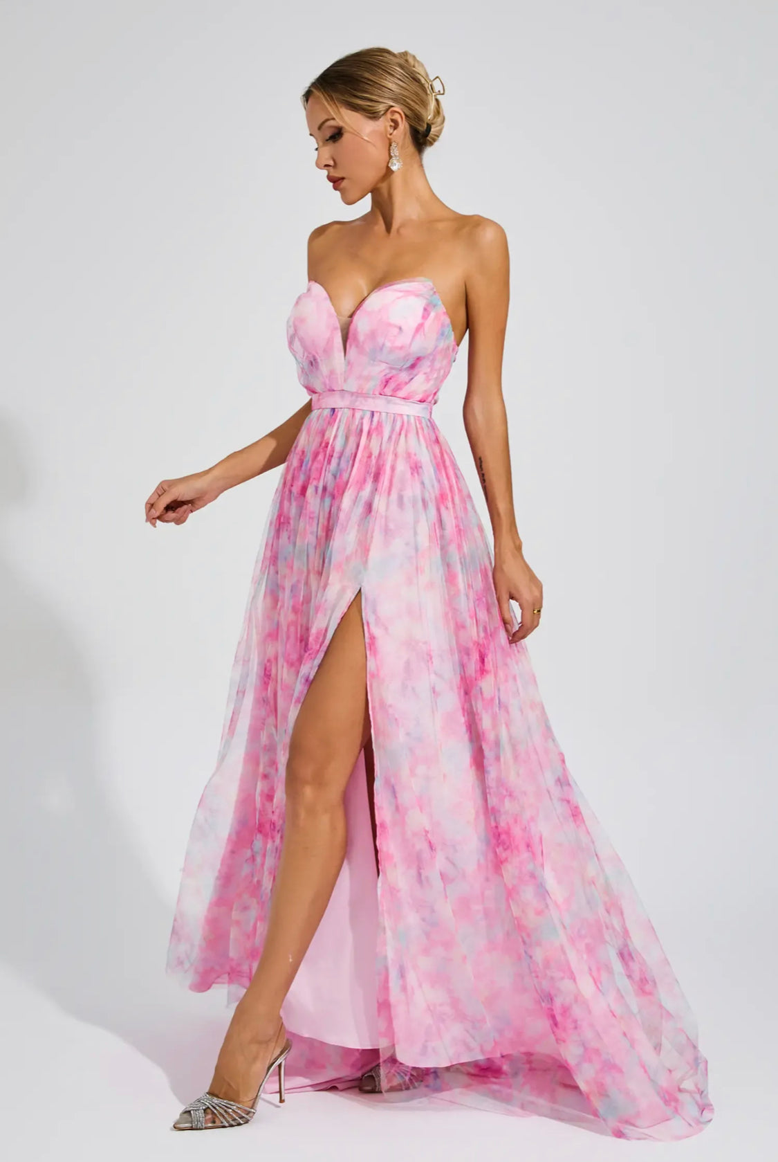 Sheila pink maxi dress