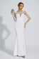 Madisyn lace white maxi dress