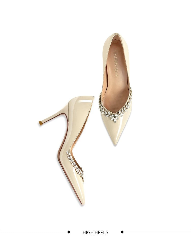 Jolie Crystal Embellished Pumps