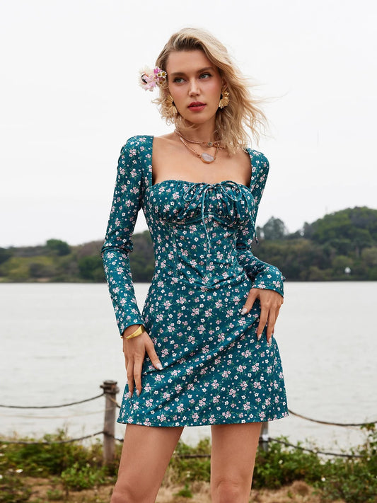 Summie floral mini dress