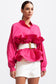 Avril ruffle shirt with belt