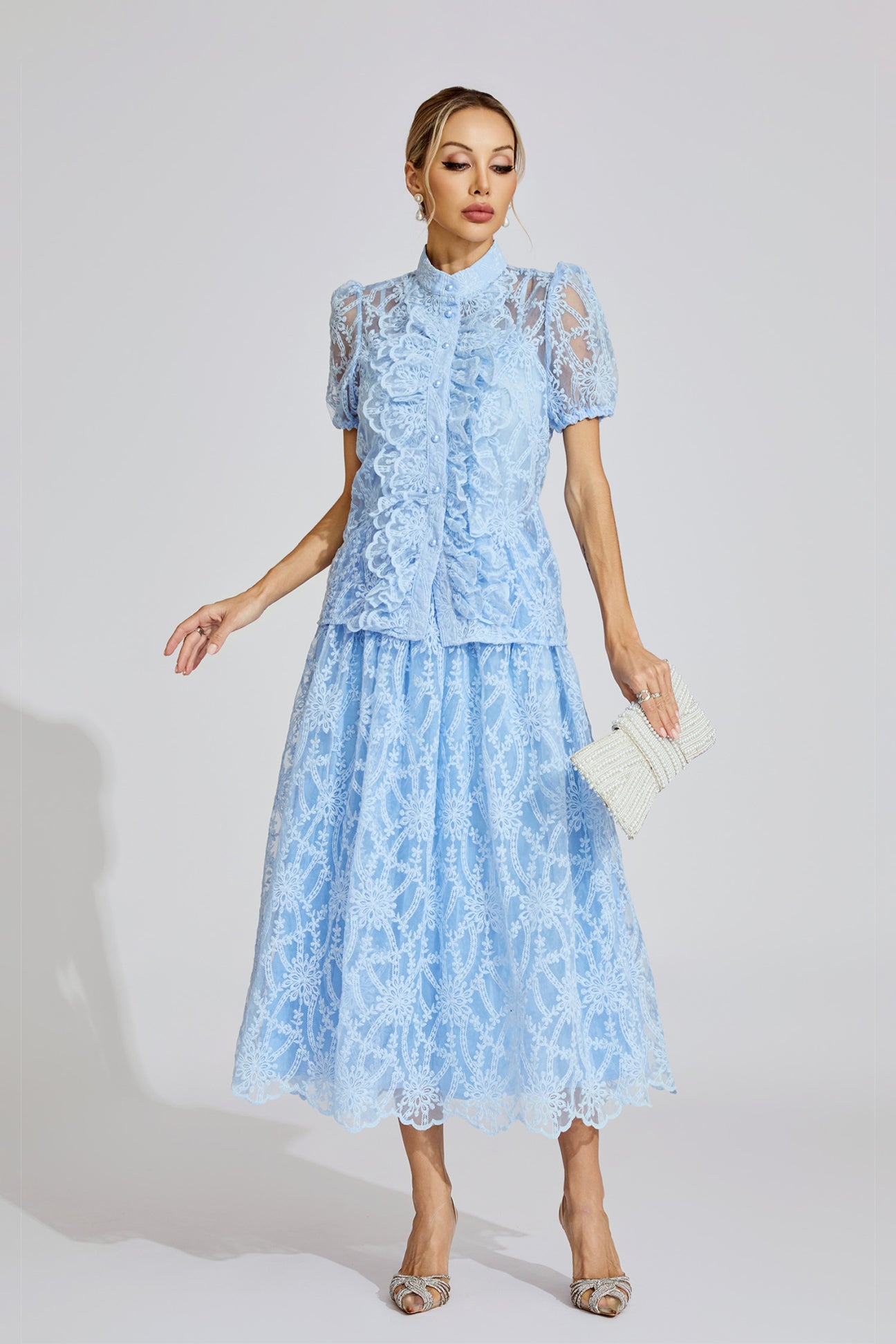 Celestine Lace Two-Piece Set