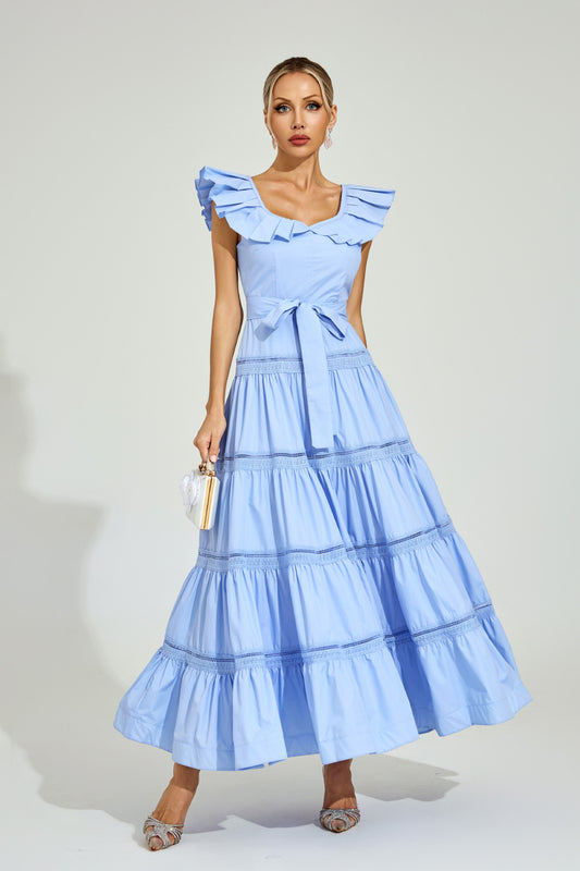 Celeste Ruffle Tier Maxi Dress