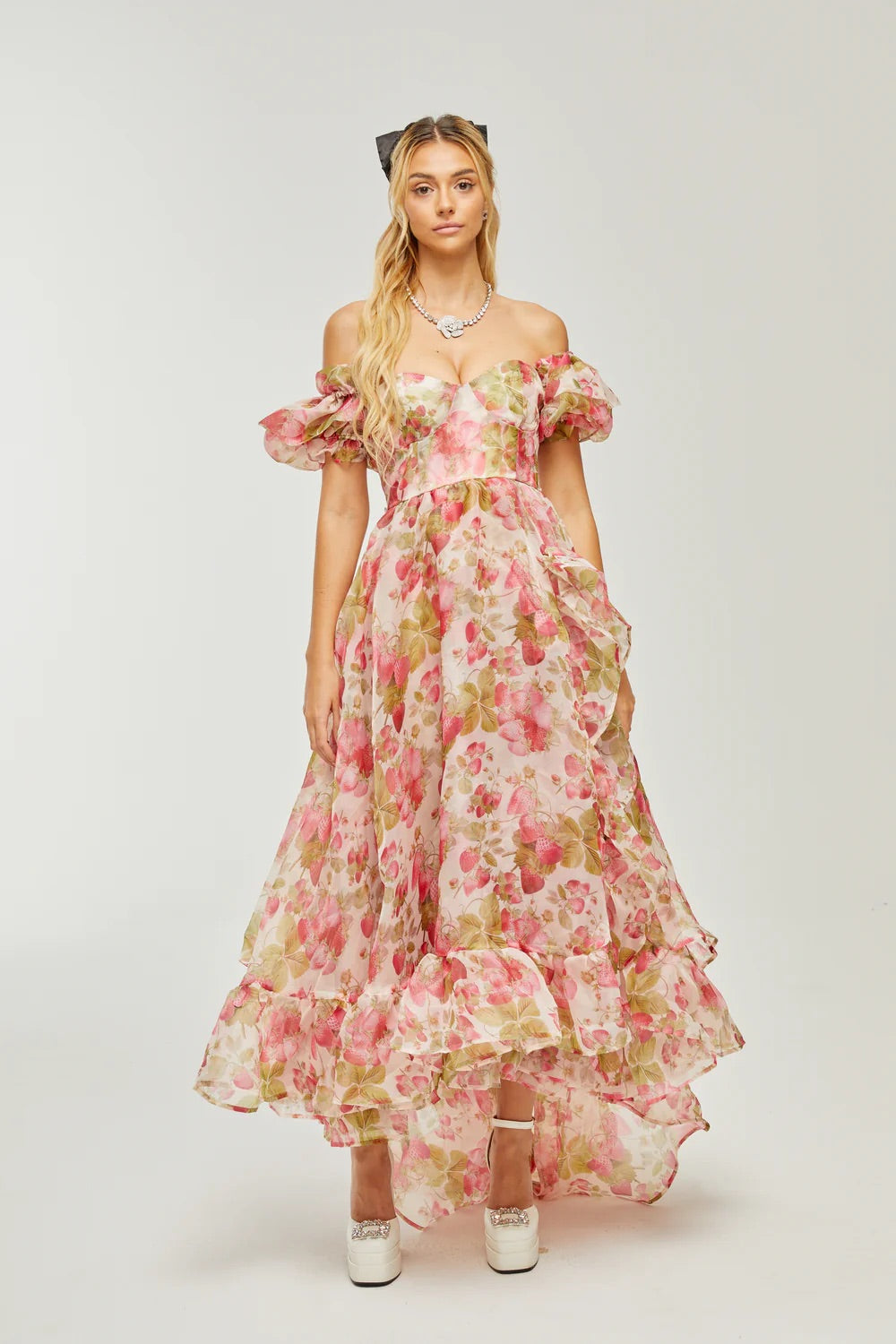 Genevieve floral maxi dress