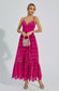 Jaylah pink maxi dress