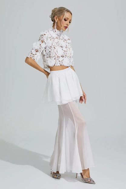 Elara Lace Two-Piece Set