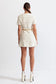 Pearl chain belt mini tweed dress (8284703916270)