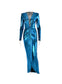 Boy metallic maxi dress (8271995076846)