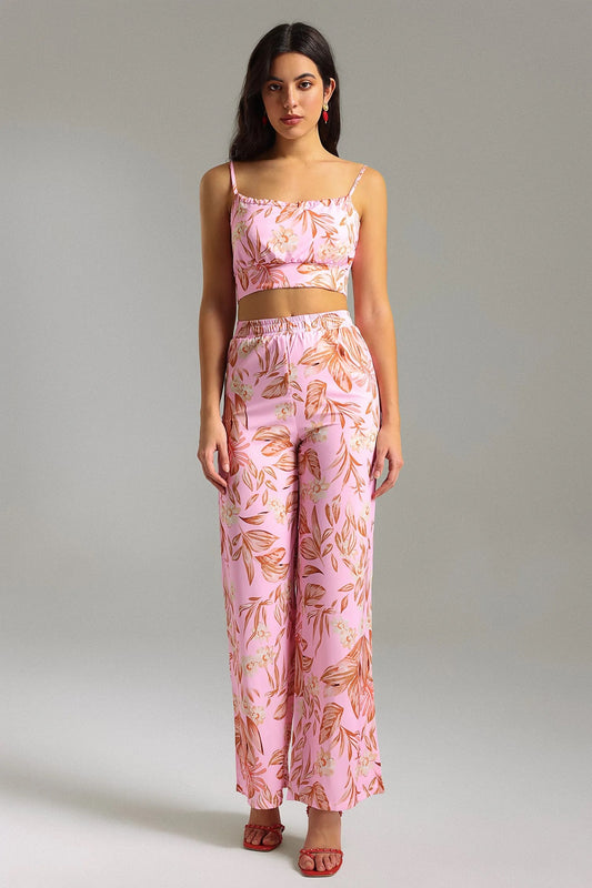 Uara printed pink set