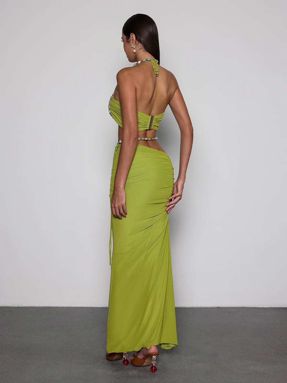 Amara Beaded Maxi Set