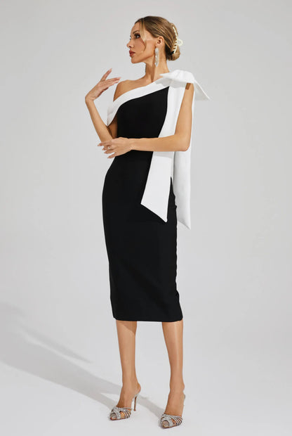 Kelly off shoulder midi dress