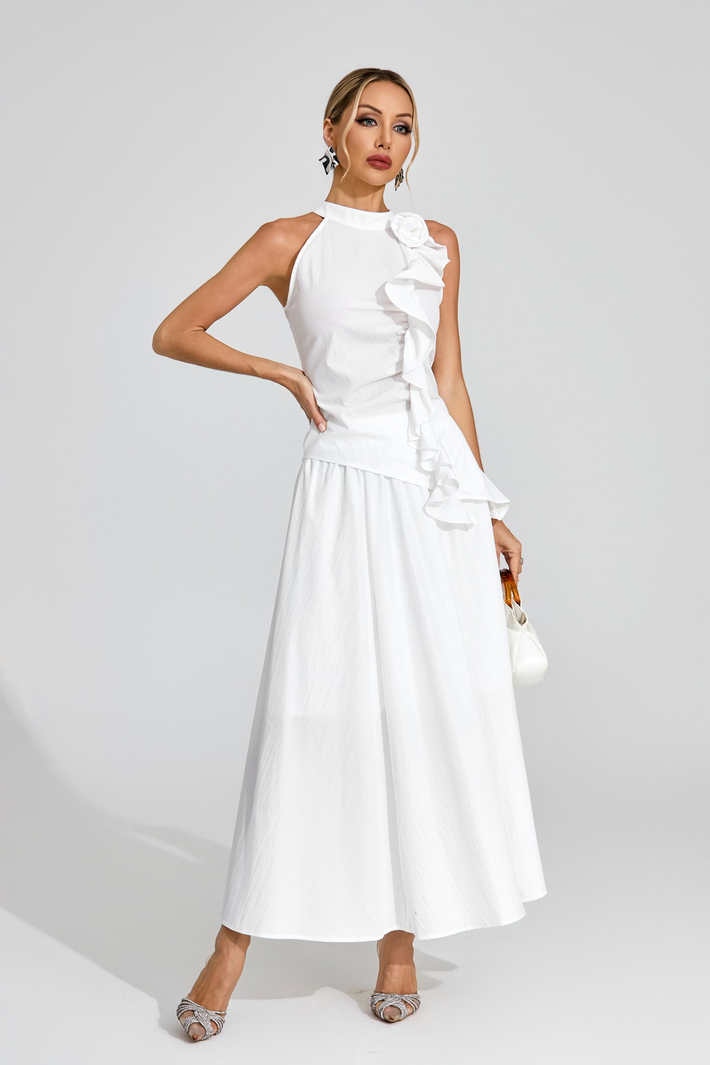 Étoile Blanche Ruffle Ensemble