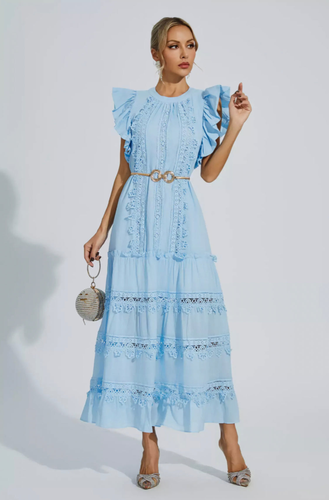 Treasure blue maxi dress