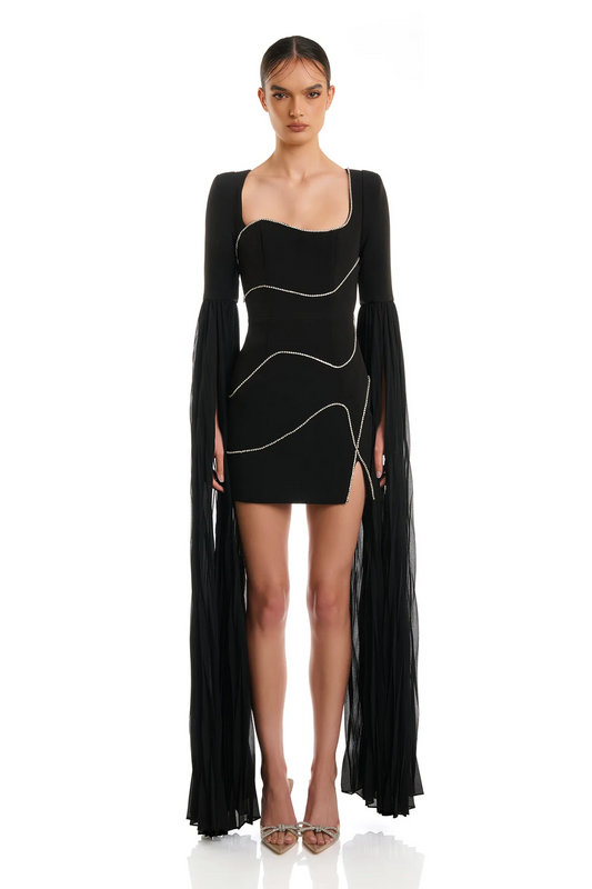 Vesper Drama Sleeve Mini Dress