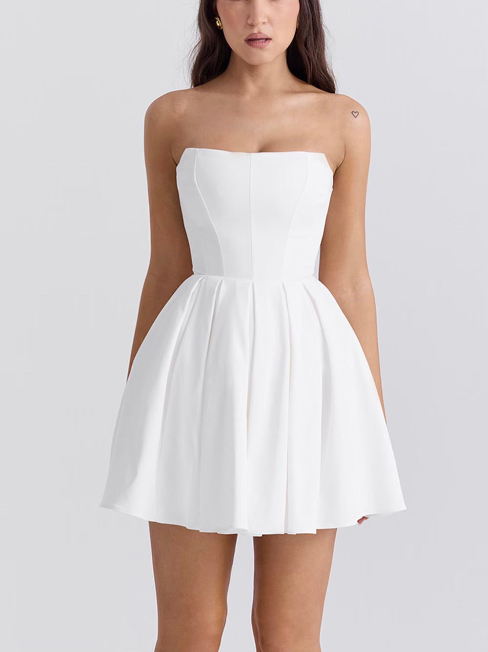 Emmanuelle strapless mini dress