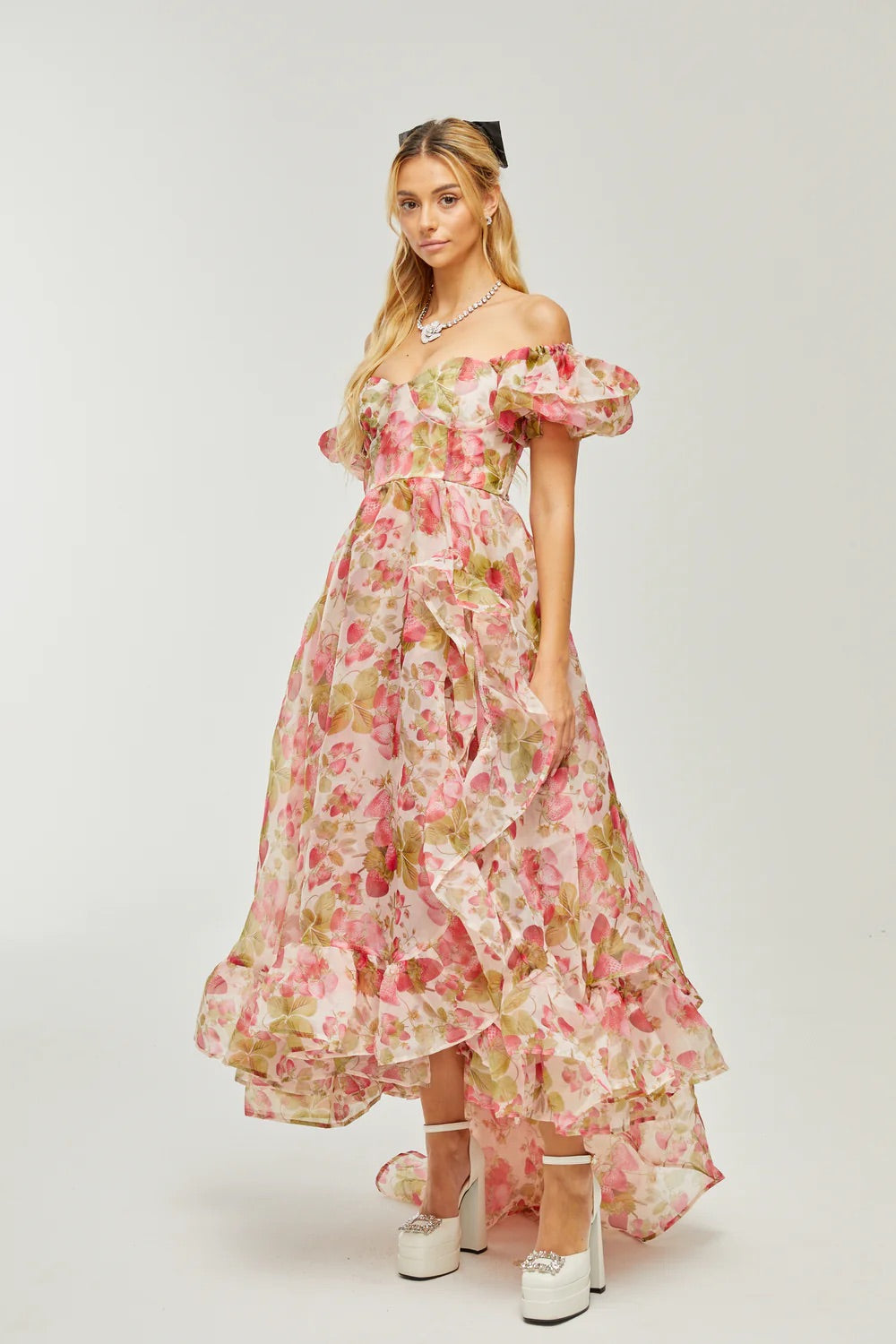 Genevieve floral maxi dress