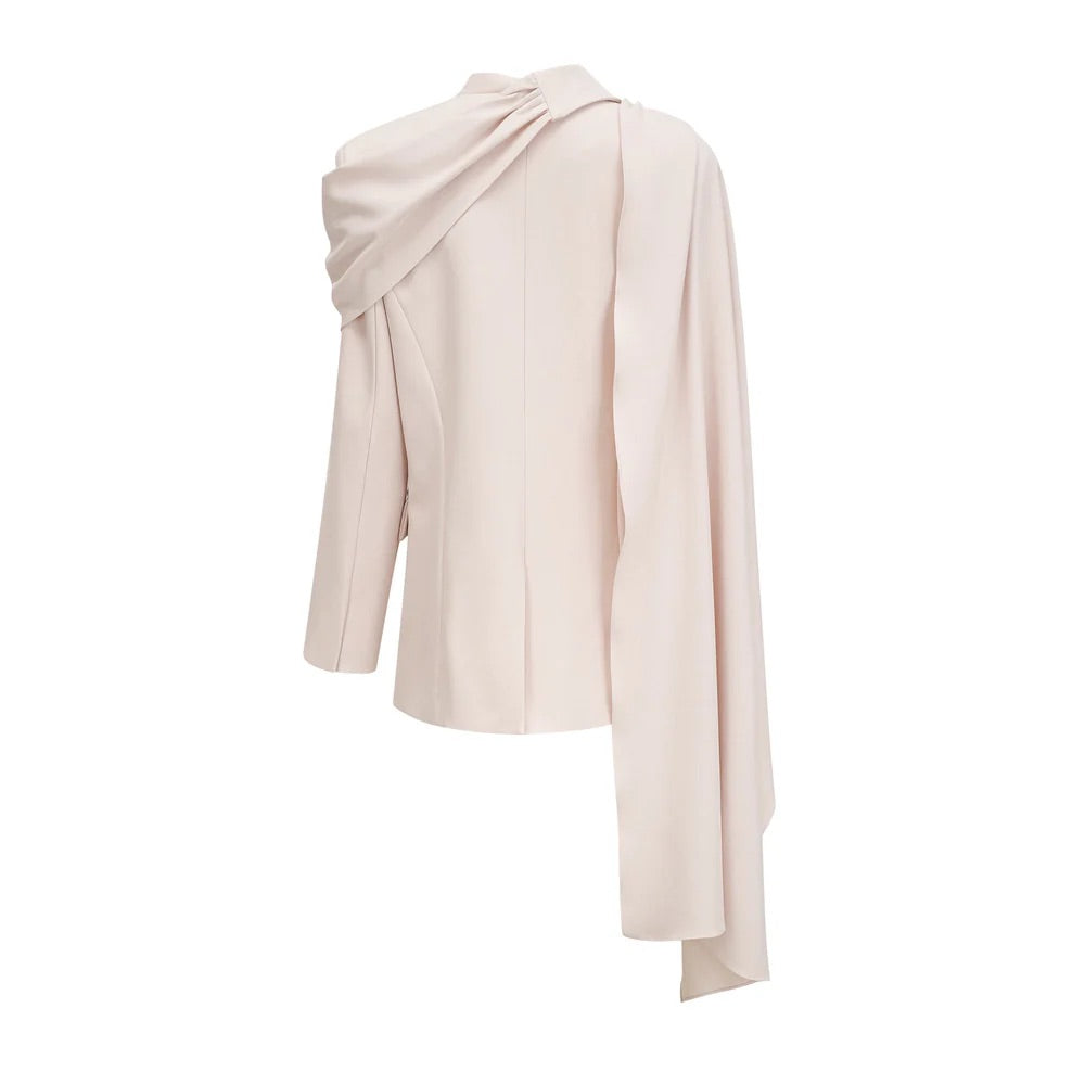 Caro scarf blazer