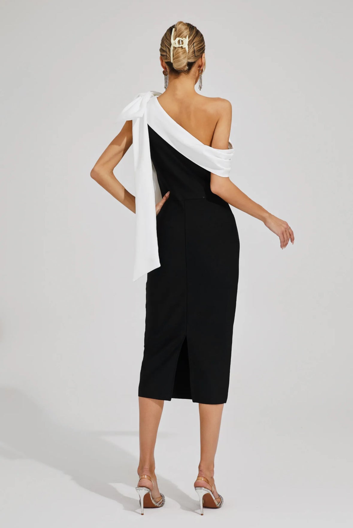 Kelly off shoulder midi dress
