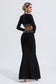 Janelle black cutout maxi dress