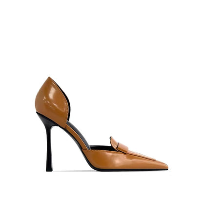 Vivienne Pointed-Toe Loafer Pumps